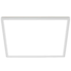 Briloner Slim LED Deckenleuchte, Backlight, Flach, Eckig, 42x42cm, Weiß