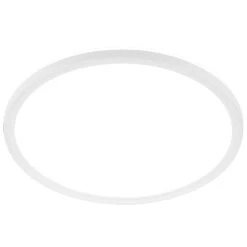 Briloner Slim LED Deckenleuchte, Backlight, Flach, Rund, 48cm, Weiß