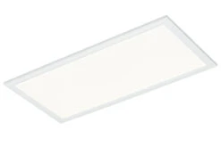 Briloner Simple LED Deckenleuchte, LED Panel Flach, Eckig, 59,5x29,5 Cm, Weiß