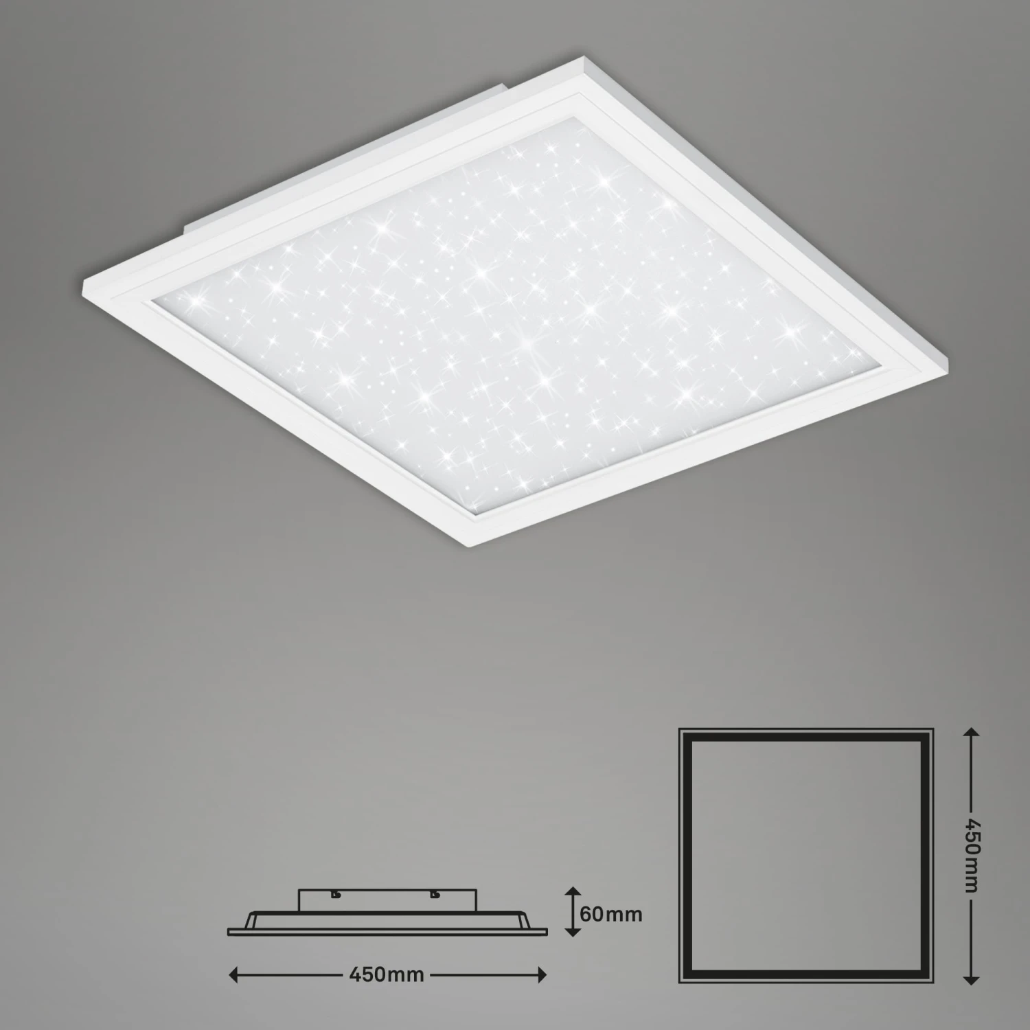STERNENHIMMEL LED Panel, 45 Cm, 2200 LUMEN, 22 WATT, Weiß 5 STERNENHIMMEL LED Panel, 45 Cm, 2200 LUMEN, 22 WATT, Weiß – Bild 5