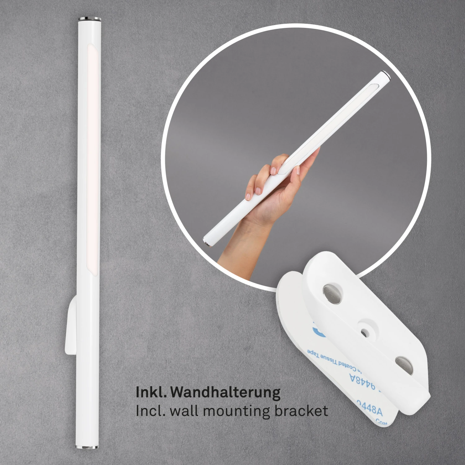 LED Touch Stehleuchte 130,5 Cm 2,3W 300lm Weiß 5 LED Touch Stehleuchte 130,5 Cm 2,3W 300lm Weiß – Bild 5