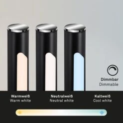 USB LED Wand- Und Tischleuchte, 37 Cm, 1,5 W, Schwarz -Briloner Store usb led tisch und wandleuchte schwarz led funktion2 9c8b5516eb1dbe4538b5aa79f4a960f1