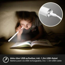 USB LED Wand- Und Tischleuchte, 37 Cm, 1,5 W, Weiß 12 USB LED Wand- Und Tischleuchte, 37 Cm, 1,5 W, Weiß -Briloner Store usb led tisch und wandleuchte weiss led funktion eeef9735500229108d544974db88b648