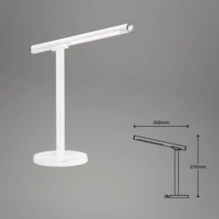 USB LED Wand- Und Tischleuchte, 37 Cm, 1,5 W, Weiß 10 USB LED Wand- Und Tischleuchte, 37 Cm, 1,5 W, Weiß -Briloner Store usb led tisch und wandleuchte weiss led1 masszeichnung 2a1a877dfe4779b56f58b5d30f1980f9