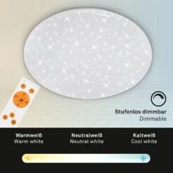 SMART LED Deckenleuchte, Nachtlicht, Dimmbar -Briloner Store wifi cct led sternenhimmel deckenleuchte 6 freisteller2 8fc2c9e121ba0842d04a3bd20b296b67