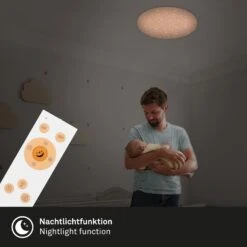 SMART LED Deckenleuchte, Nachtlicht, Dimmbar -Briloner Store wifi cct led sternenhimmel deckenleuchte funktion 58ca30e45fb1ac59210e2025691c647e