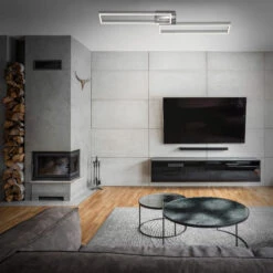 LED Frame 110 Cm 40W 2200lm Chrom 14 LED Frame 110 Cm 40W 2200lm Chrom -Briloner Store wifi cct led wand und deckenleuchte chrom alu led milieu1 da1925f218749a539997dd5d1e19cb37