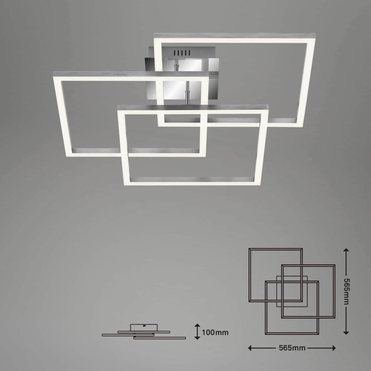 LED Frame 56,5 Cm 40W 4500lm Chrom 5 LED Frame 56,5 Cm 40W 4500lm Chrom – Bild 5
