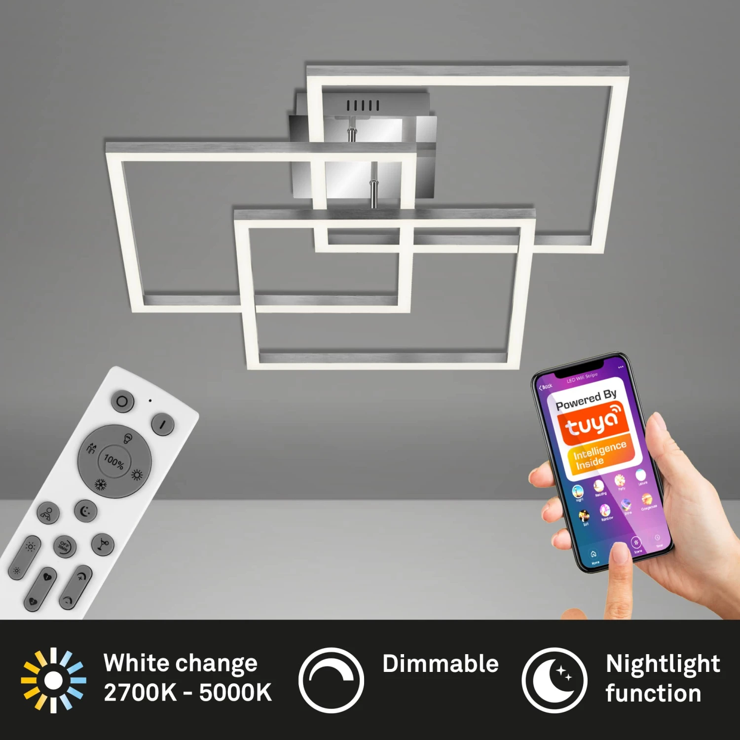 LED Frame 56,5 Cm 40W 4500lm Chrom 7 LED Frame 56,5 Cm 40W 4500lm Chrom – Bild 7